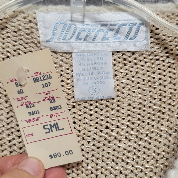 SIDE EFFECTS Handknitted 80s Sweater - Picture 5 of 5